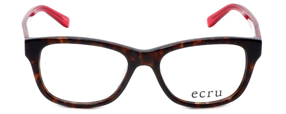 Ecru Designer Blue Light Blocking Glasses Morrison-051 in Tortoise-Red 51mm