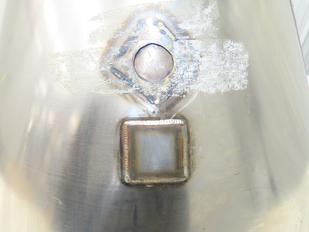 Stainless Vacuum Receiver Loader 30" Hopper 26 Gallon Injection Molding Plastic