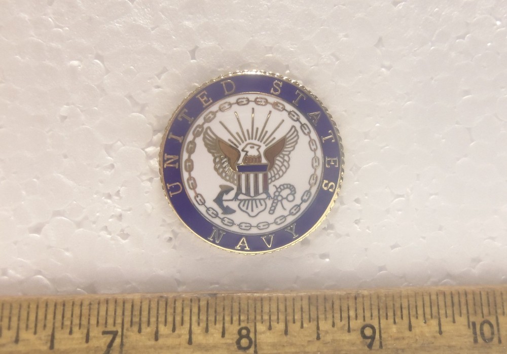 Large United States Navy Logo Pin