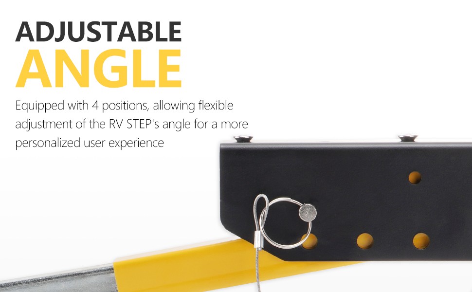 RV Step Stabilizer Support for 5th Wheel Travel Trailer Motorhomes Adjustable