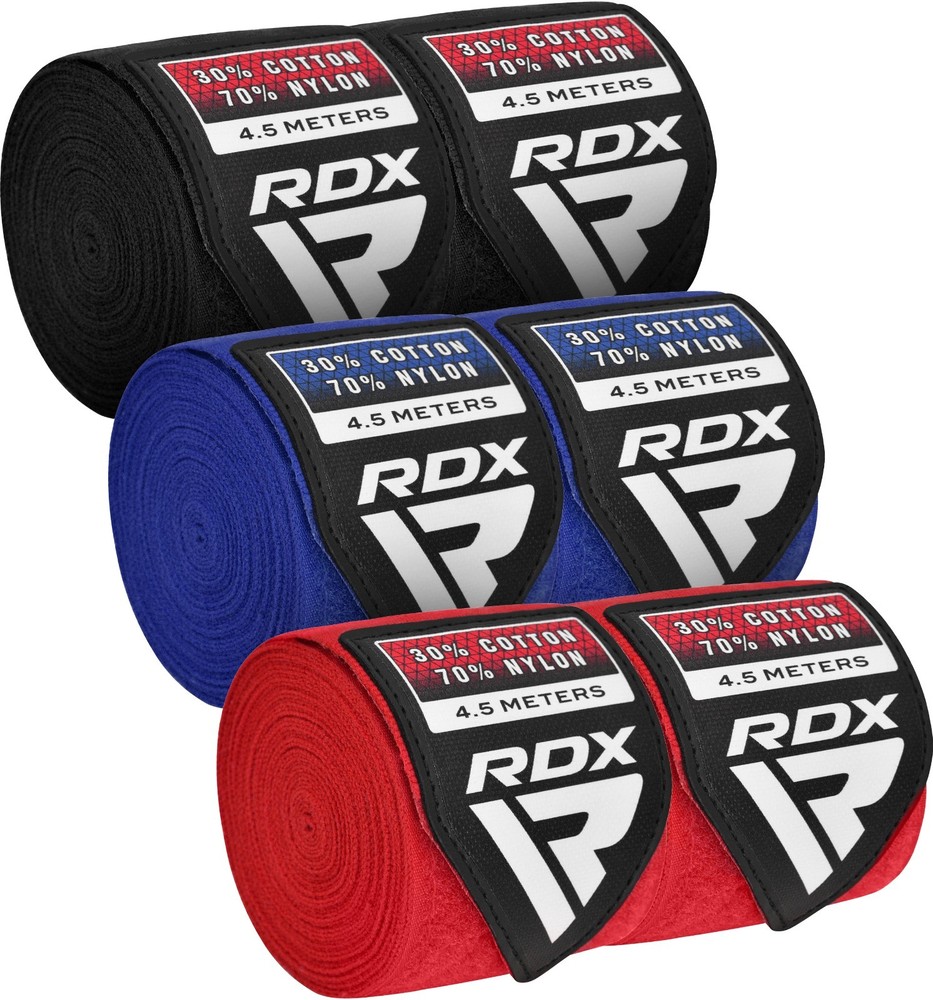 RDX Professional Boxing Hand Wraps Set of 3, 4.5m Training Wrist Support