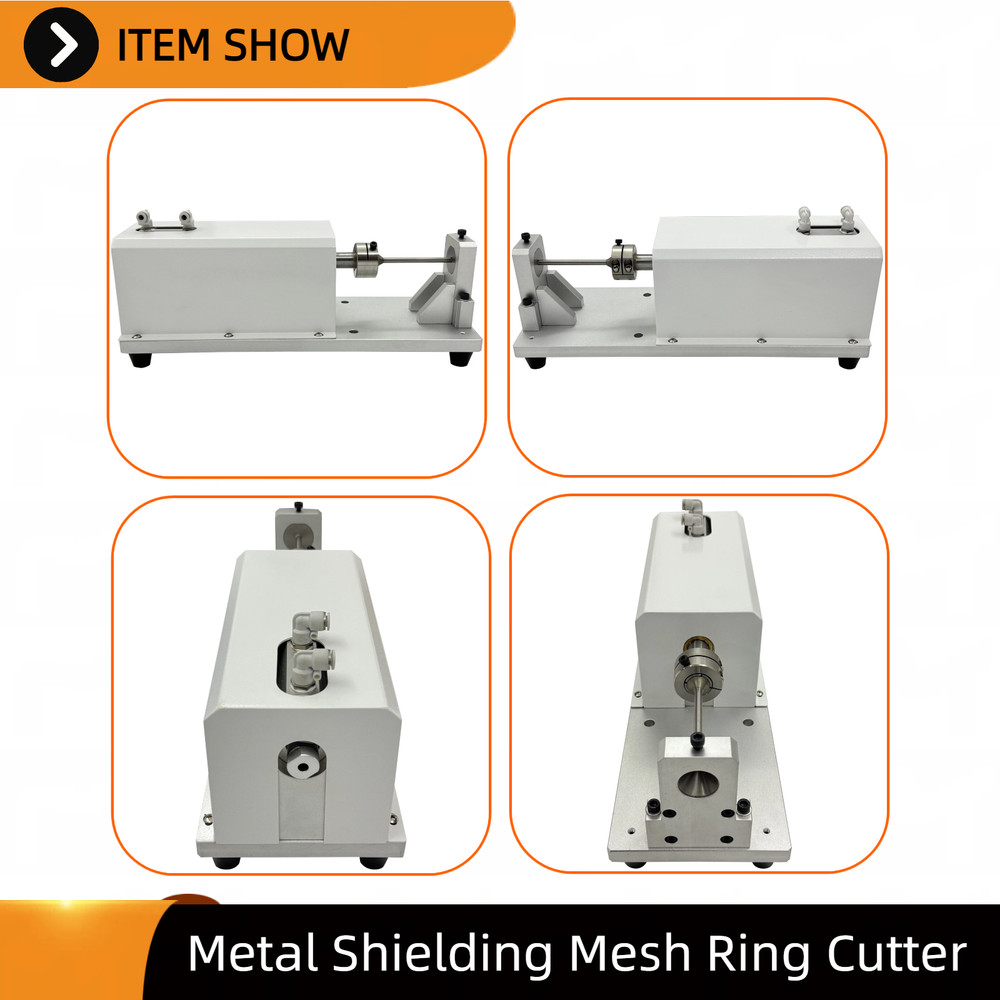 Metal Shielding Mesh Ring Cutting Machine Pneumatic for Energy Cable Assemblies
