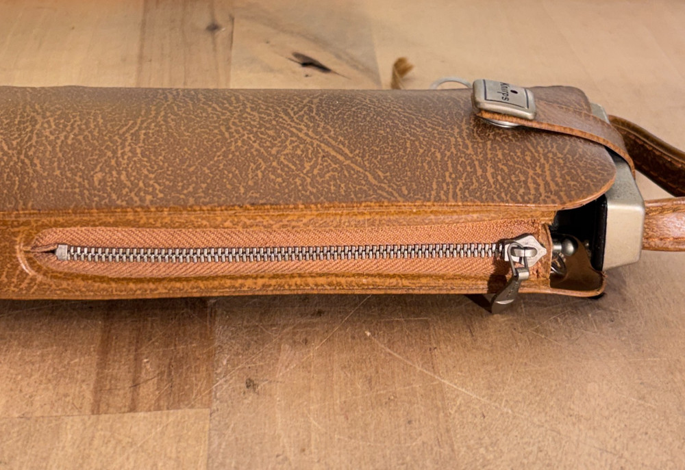 Vintage KNIRPS Folding Umbrella With Leather Case