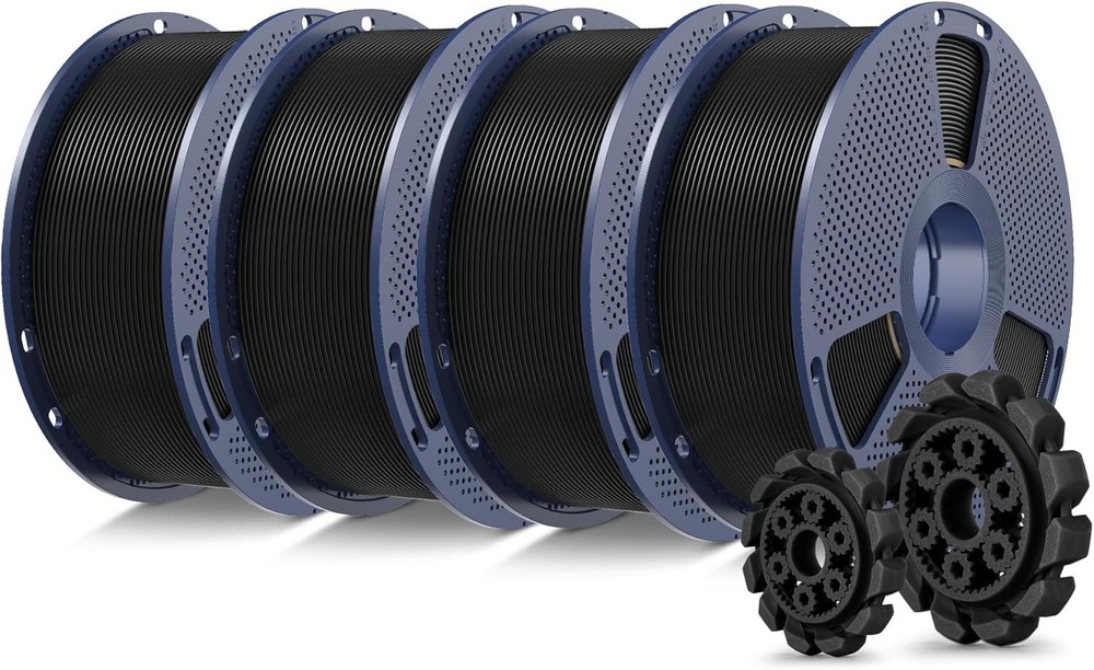 1.75mm 4KG PLA+ Filament Bundle - Neatly Wound, Durable, Quick Printing Solution