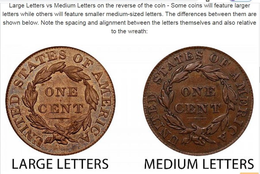 1834 LARGE CENT * Large 8 * Large Stars * Medium Letters * N5 * Entry-Level * R5