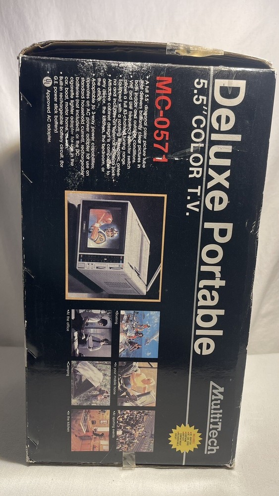 Multitech Deluxe Portable 5.5” Color T.V. MC-0571