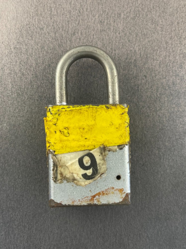 American Padlock Series 5100 rekeyable with one key each