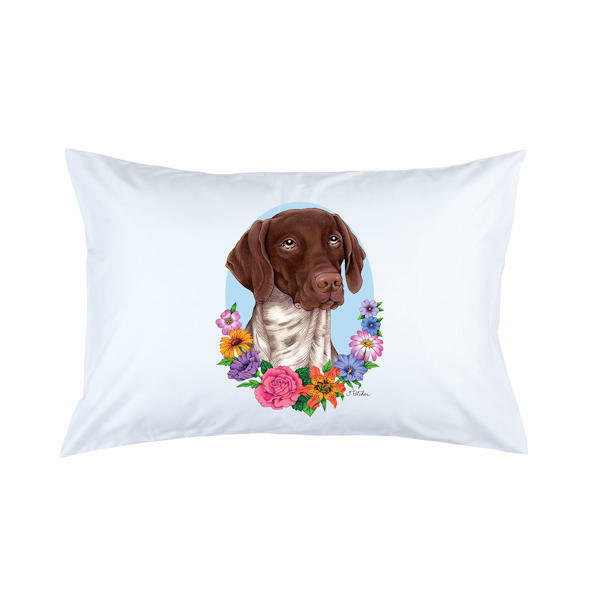 German Shorthair Pointer Micro Fiber Pillowcase