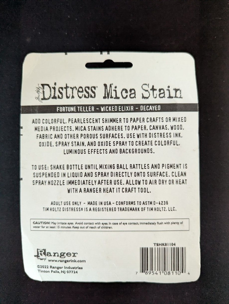 Ranger Distress Mica Stain Inks/ Mica Spray Inks