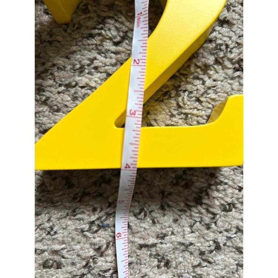 Wooden Yellow "2"