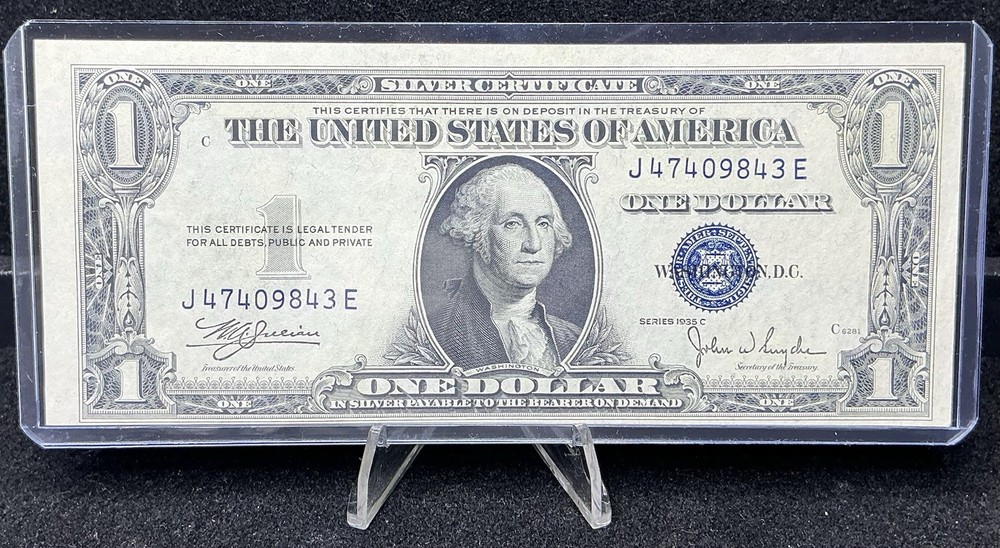 1935-C $1 Silver Certificate UNC Fr. 1612 Z2