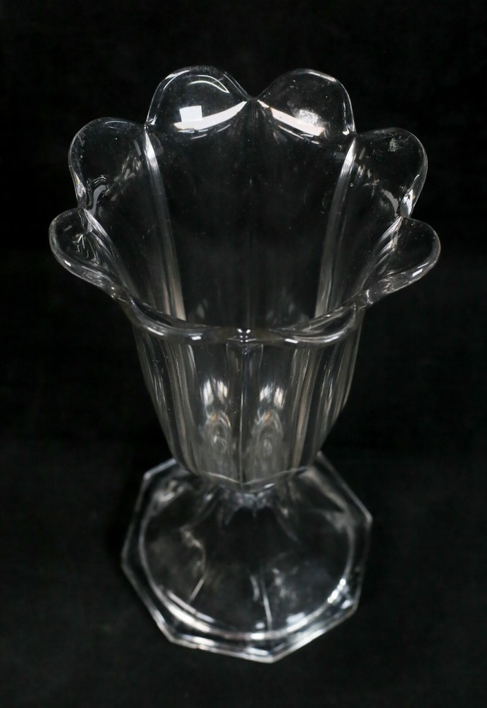 3 Pieces Pressed Glass
