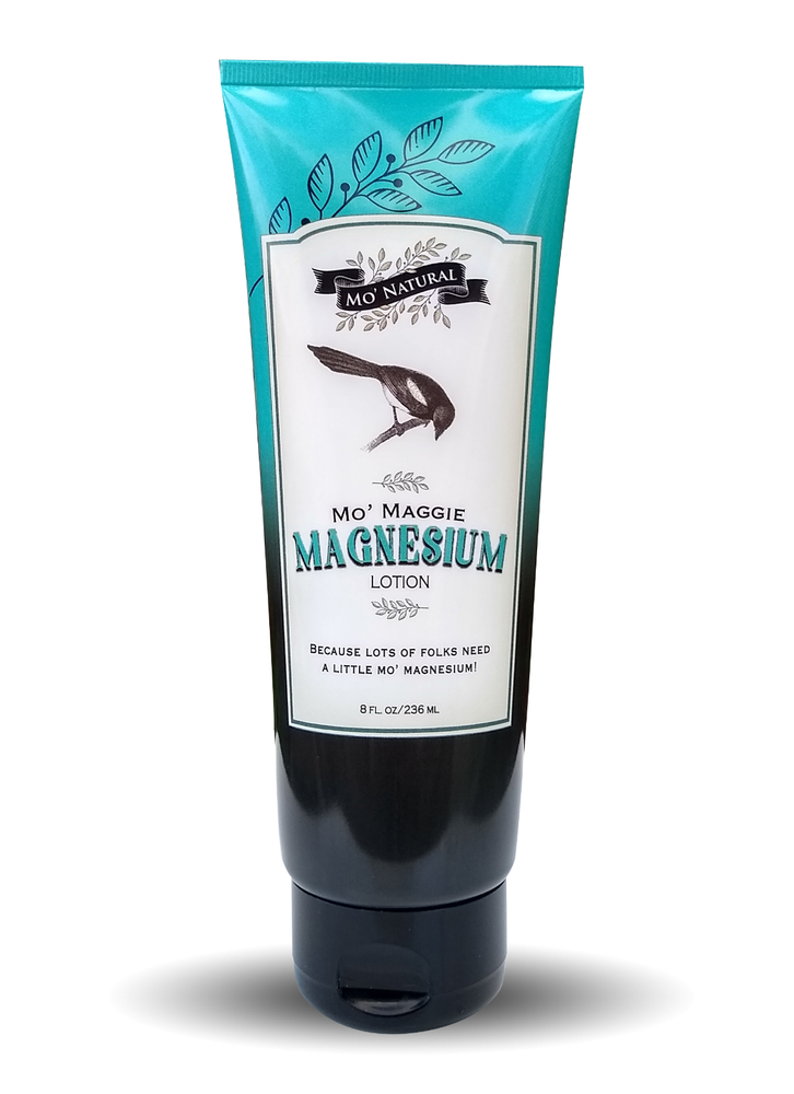 Mo' Maggie MAGNESIUM LOTION - HIGH POTENCY! Organic Base! CLEAN Ingredients!