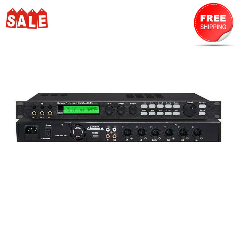 X5 Effect Processor Karaoke Effector KTV Home Digital Audio Processor Reverb XR