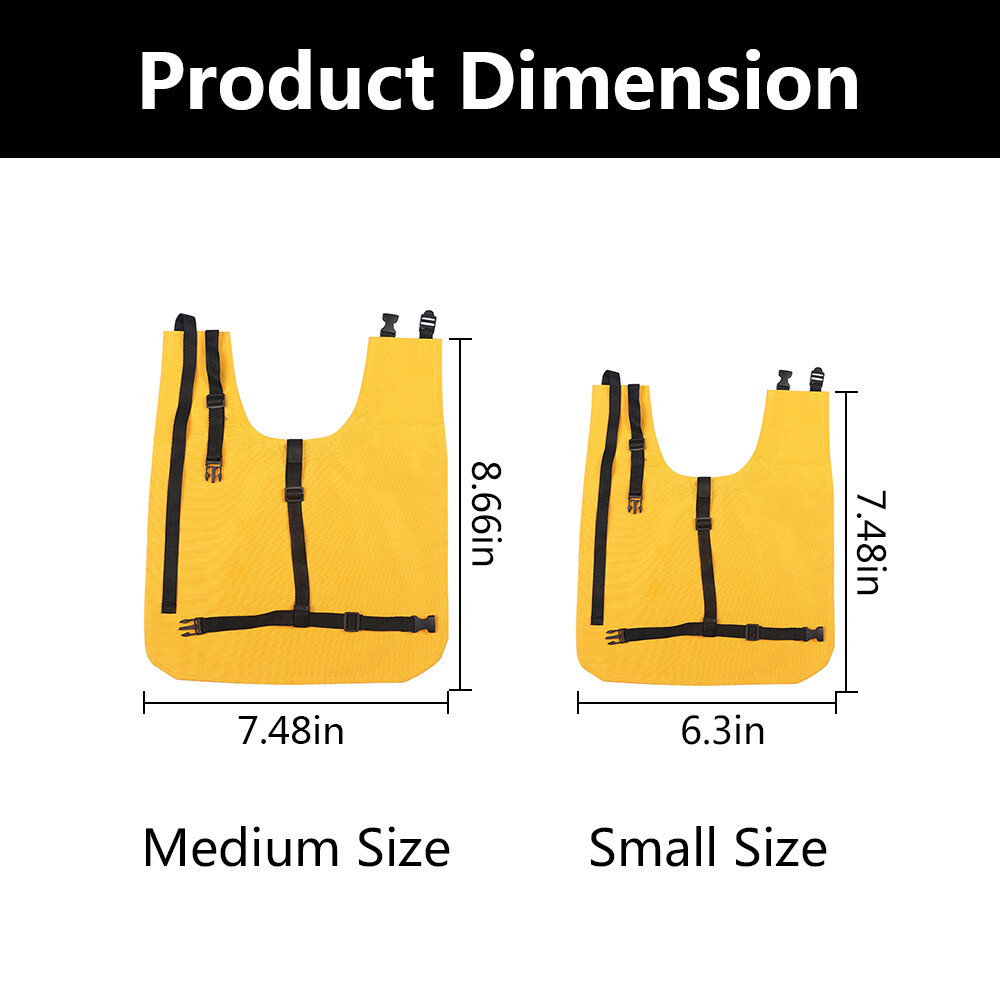 Anti Mating Anti Breeding Full Coverage Apron Small Yellow for Goats/Sheep