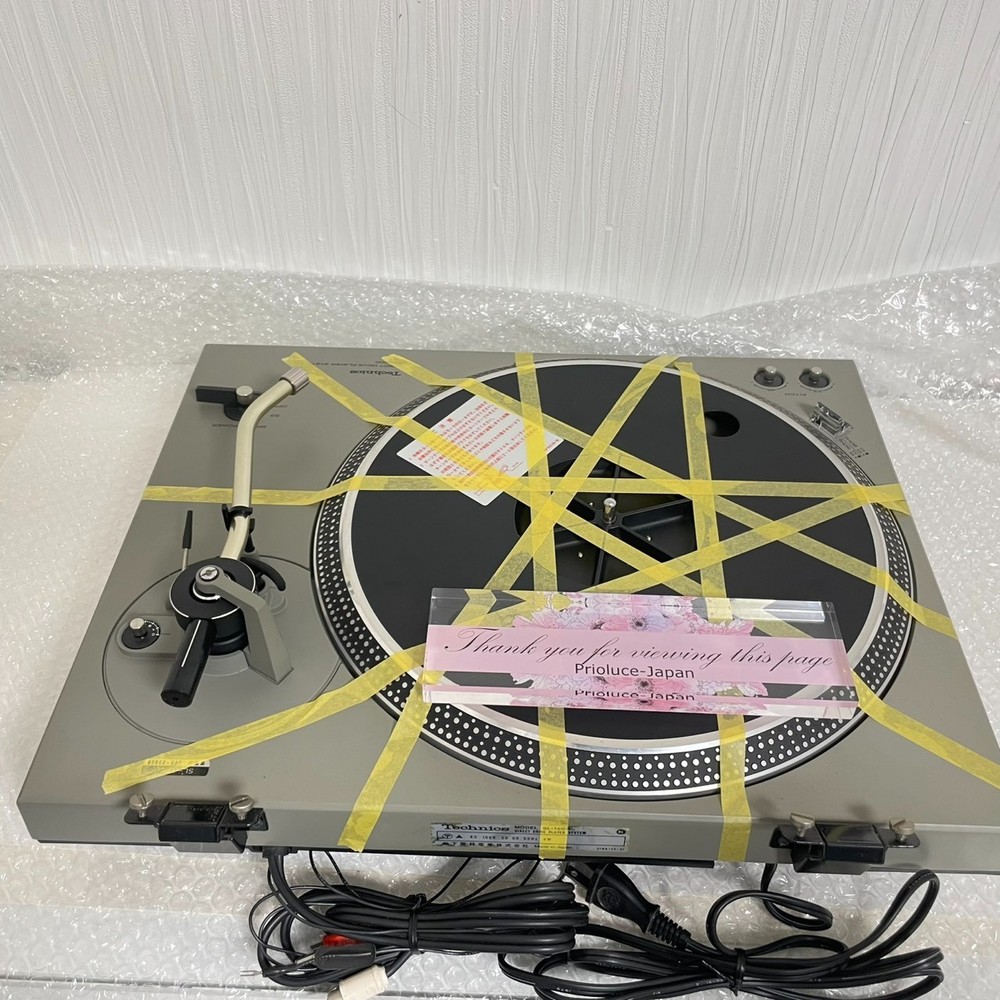Technics SL-1500 Direct Drive Turntable Silver Vintage Tested