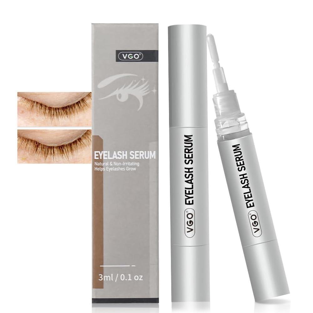 Eyelash Serum - Lash Serum for Eyelash Growth, Clear Effect for Thicker, Longer