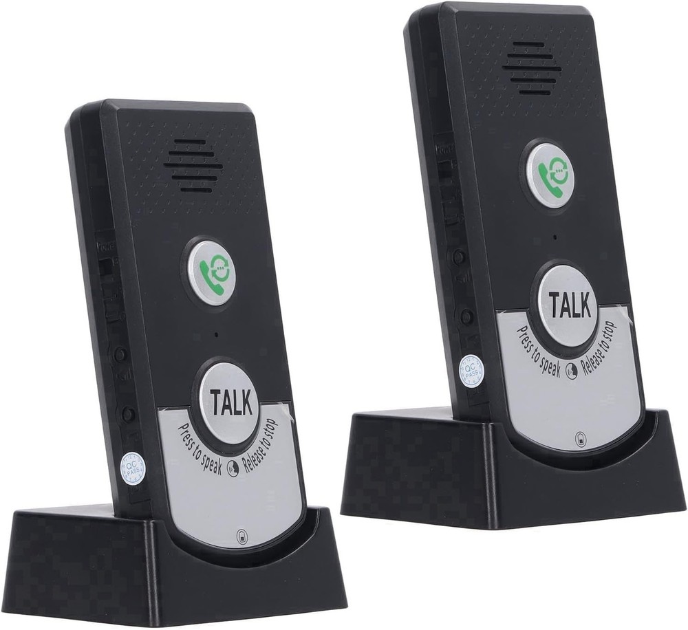 Wireless Intercom System Home Long Range Voice Intercom 2 Pcs Power Saving