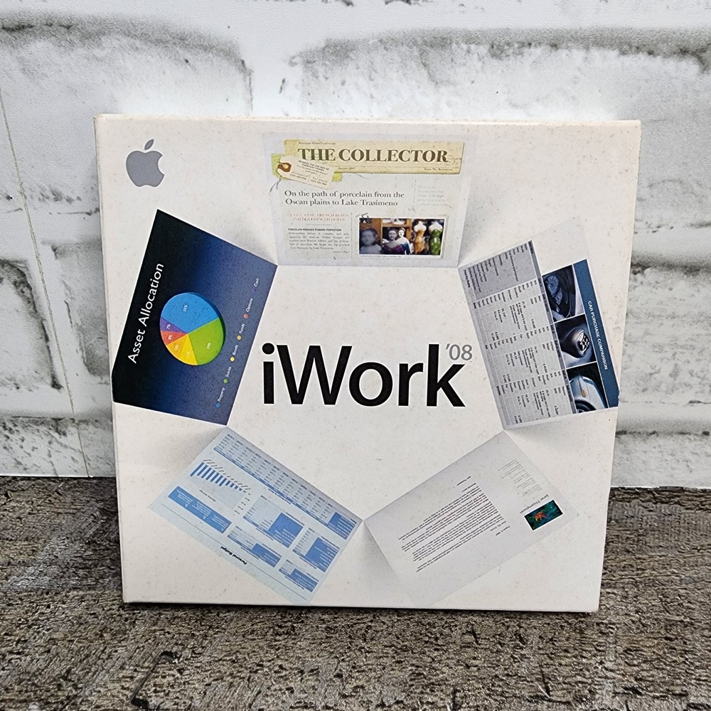 iWork 2008 Retail Pack for Apple Macintosh OS
