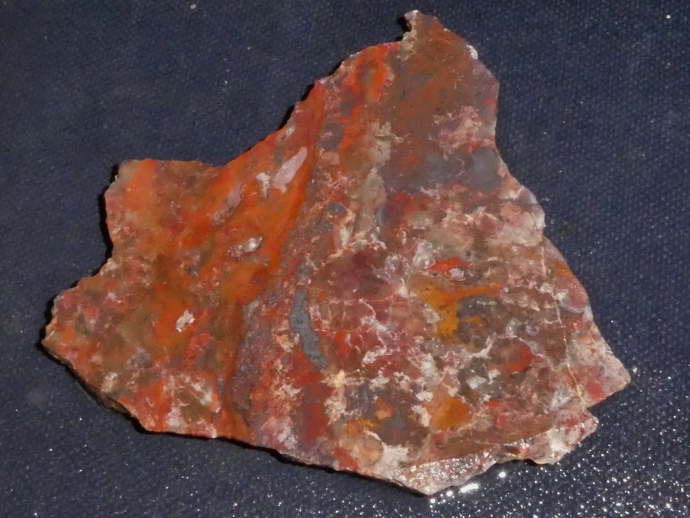 UNKNOWN  JASPER SLAB -2 7/8 "  x  2 3/4" - rough- cabbing - display