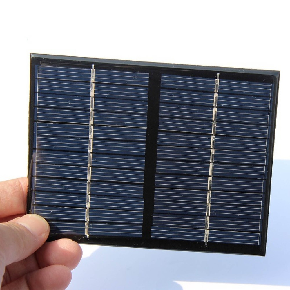 2Pack 12V 1.5W Solar Panel Small Cell Module Epoxy Mobile DC Battery Charger DIY