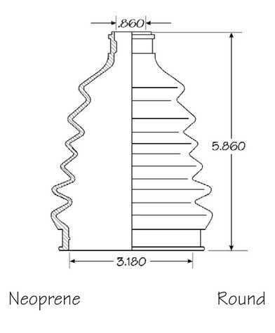 Front Right Outer CV Boot Repair Kit for Dodge Shadow 1991-1994 AT (see chart)