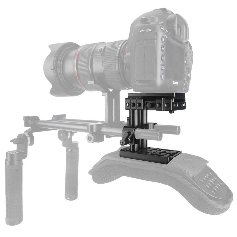 NICEYRIG Quick Release Tripod Mount Baseplate for Manfrotto Standard Accessory