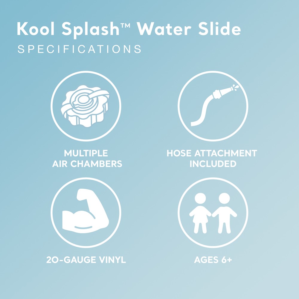 Intex Kool Splash Inflatable Play Center Water Slide | (Open Box) (2 Pack)
