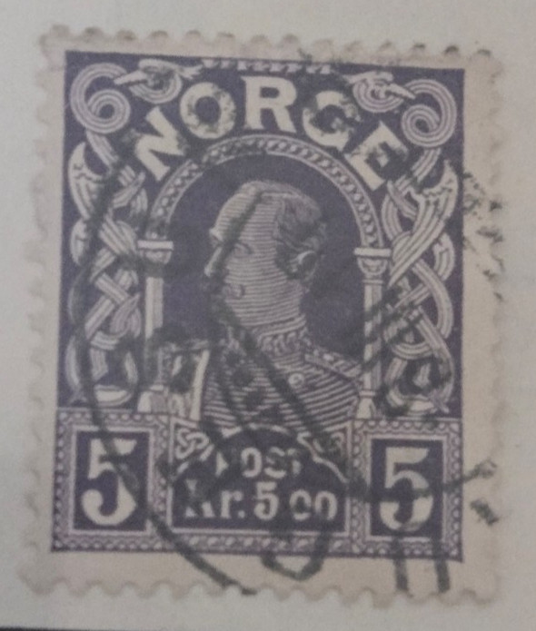 Stamp Norway 1911-1918 #73 used
