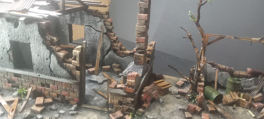 WW II diorama 1/18