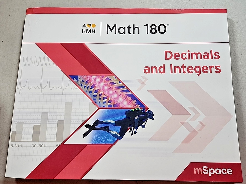 Math 180 - Decimals and Integers - HMH mSpace Student Textbook New