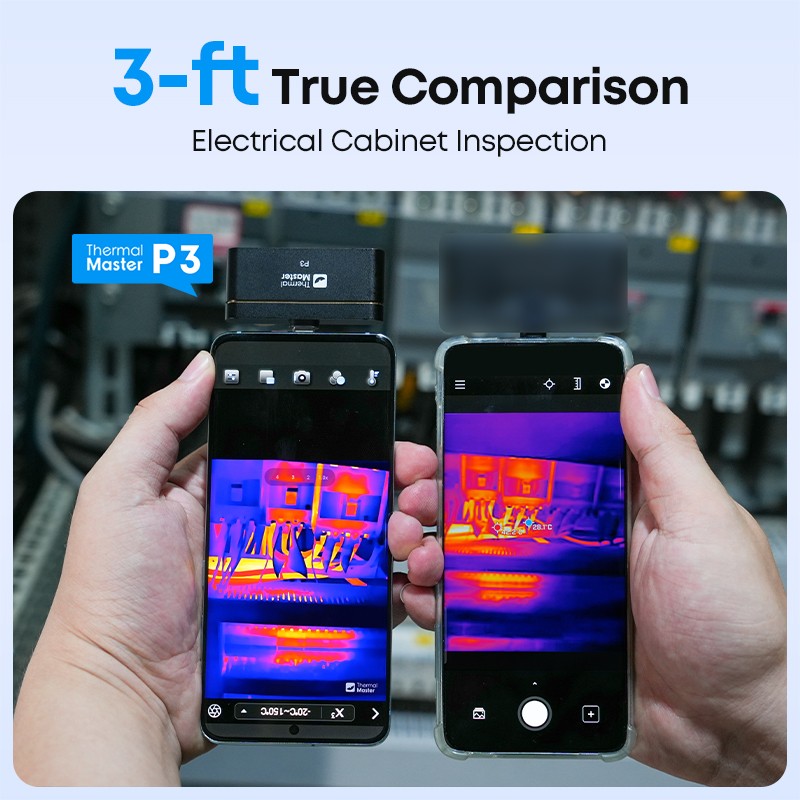 P3 Thermal Imaging Camera for iPhone Android Phone USB-C 512*384 X³IR Resolution