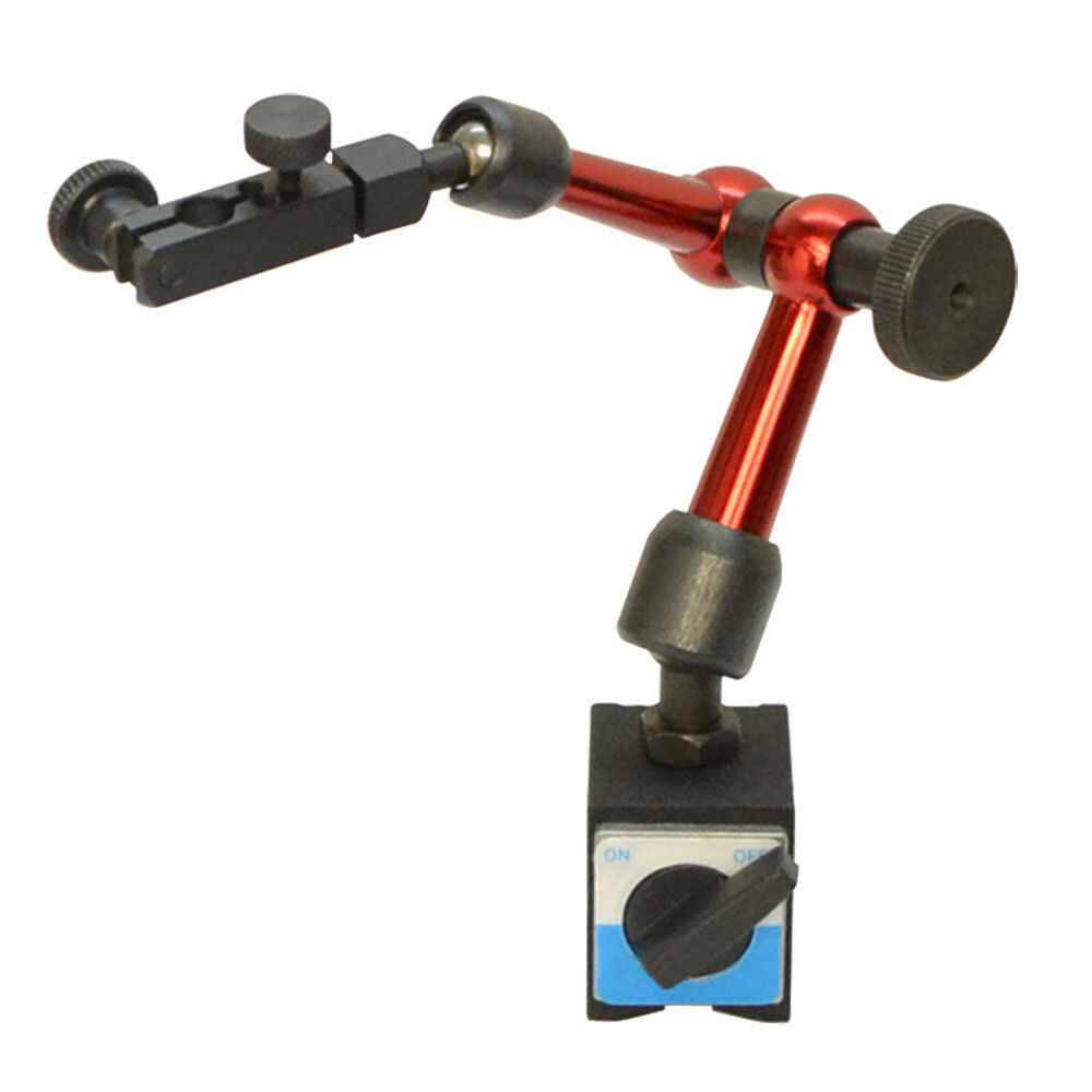 Mini Magnetic Base Dial Indicator Holder 66 Lbs Capacity with On/Off Switch
