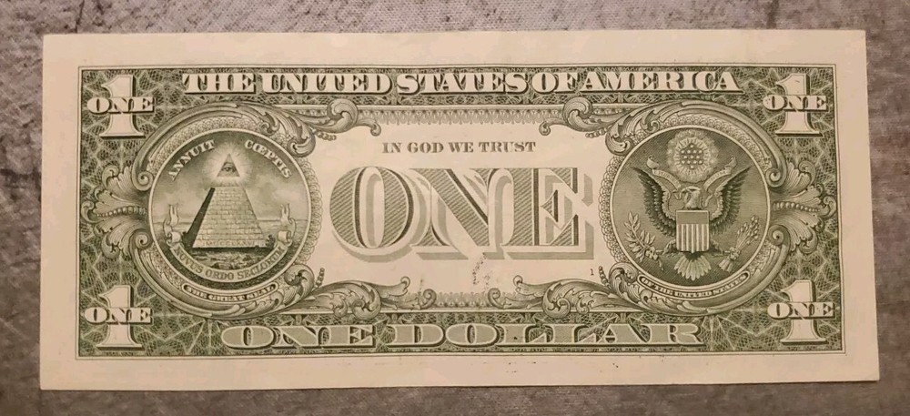 Overinking Error $1 US Dollar Note Series 2021