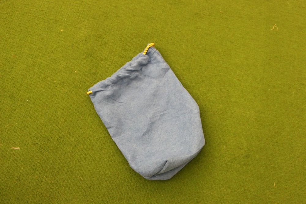 Rare Blue Caribou Croosing Empty Draw string cloth bag Sazerac