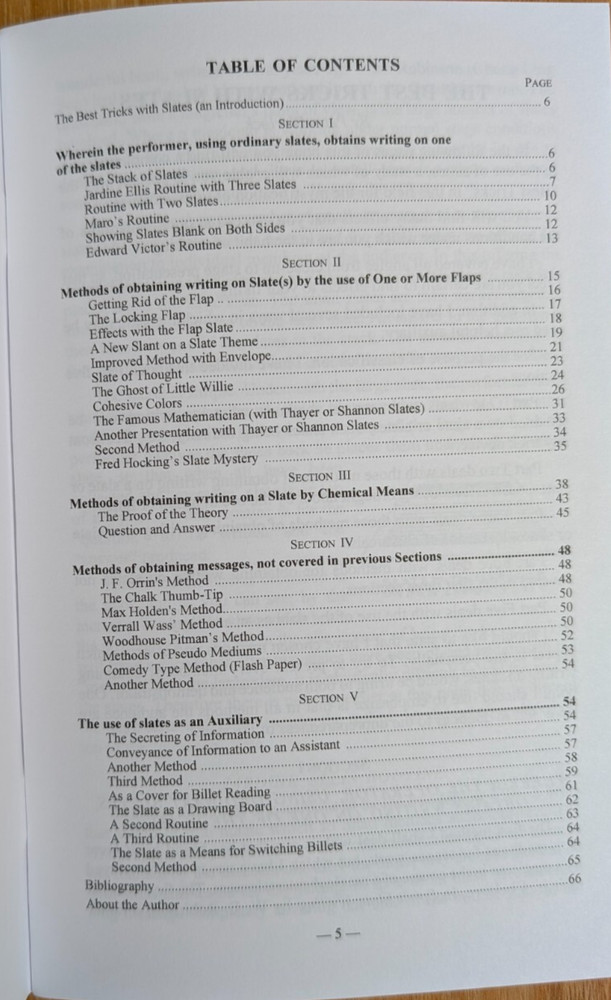 The Best Tricks with Slates by Peter Warlock