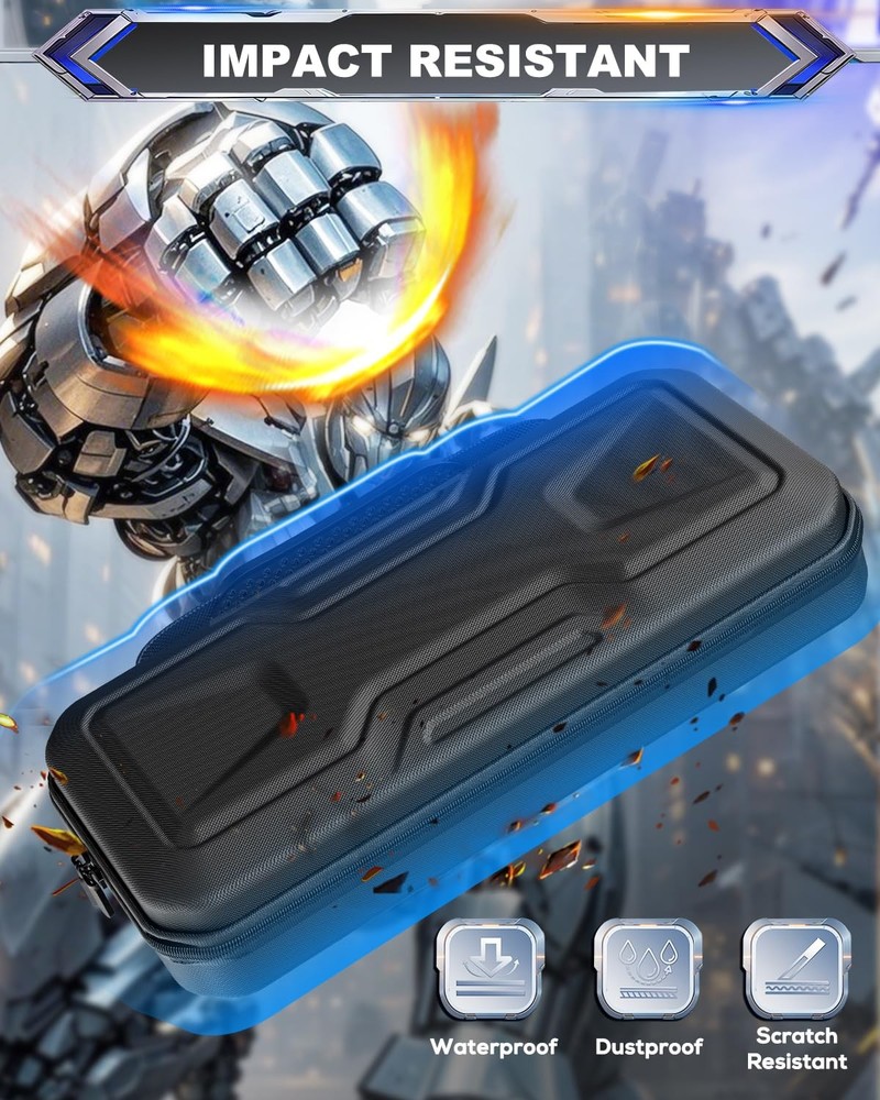 FYOUNG Carrying Case for Nintendo Switch 2 Console, Full Protection Black