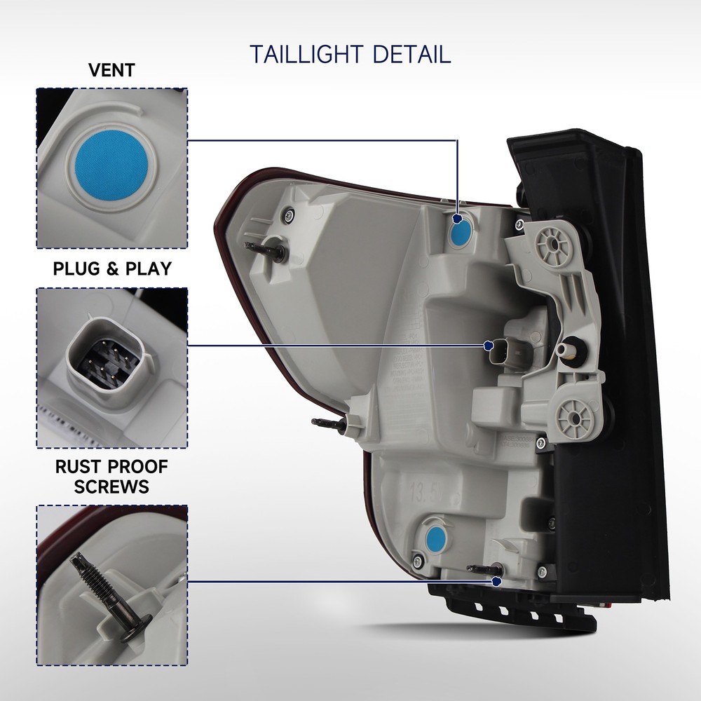 For 2020-2023 GMC Acadia Denali SL SLE SLT LED Tail Light Outer Right Passenger