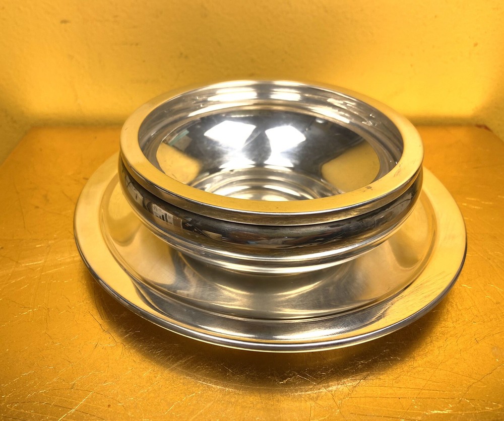 Cartier Sterling Silver Bowl And Dish