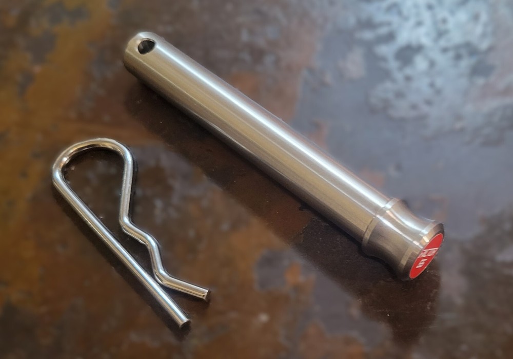 Factor 55 Trailer Hitch Pin Polished Stainless for 2" & 2-1/2" Receivers