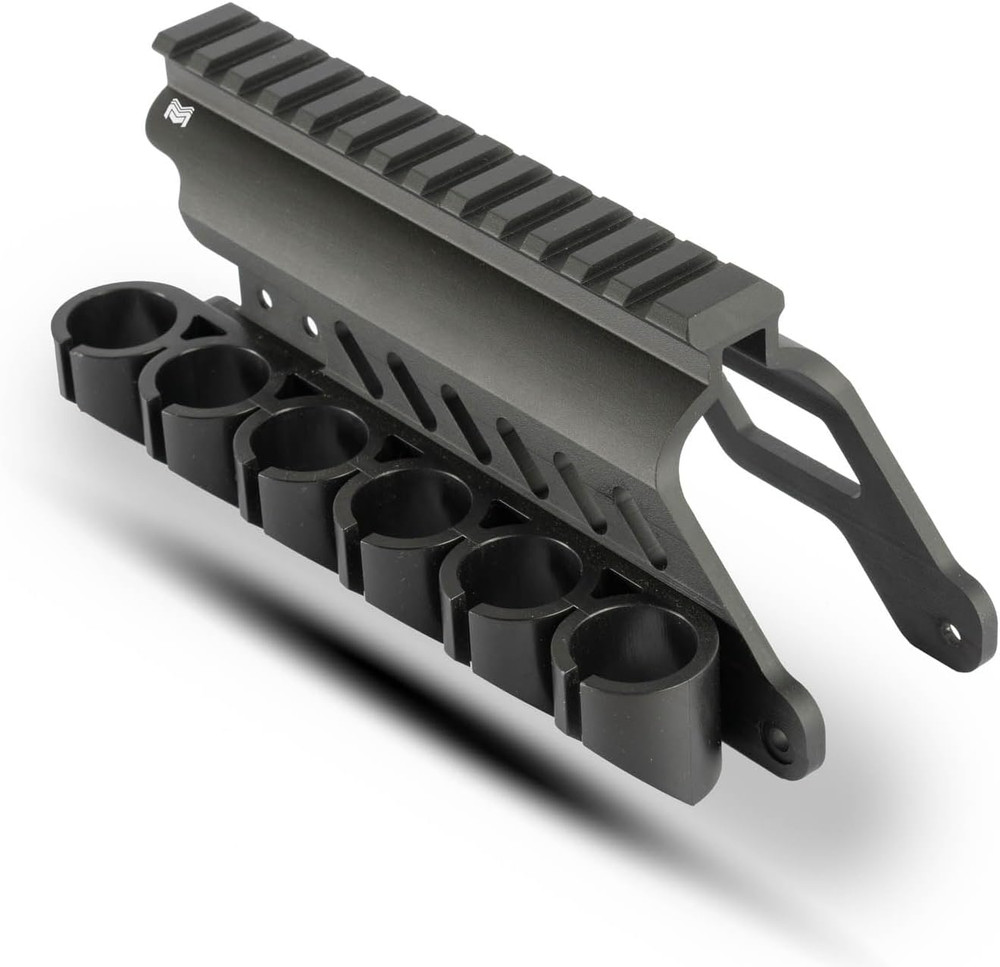Side Saddle Shotgun Shell Holder V2 Compatible with Mossberg 590/Shockwave Seri