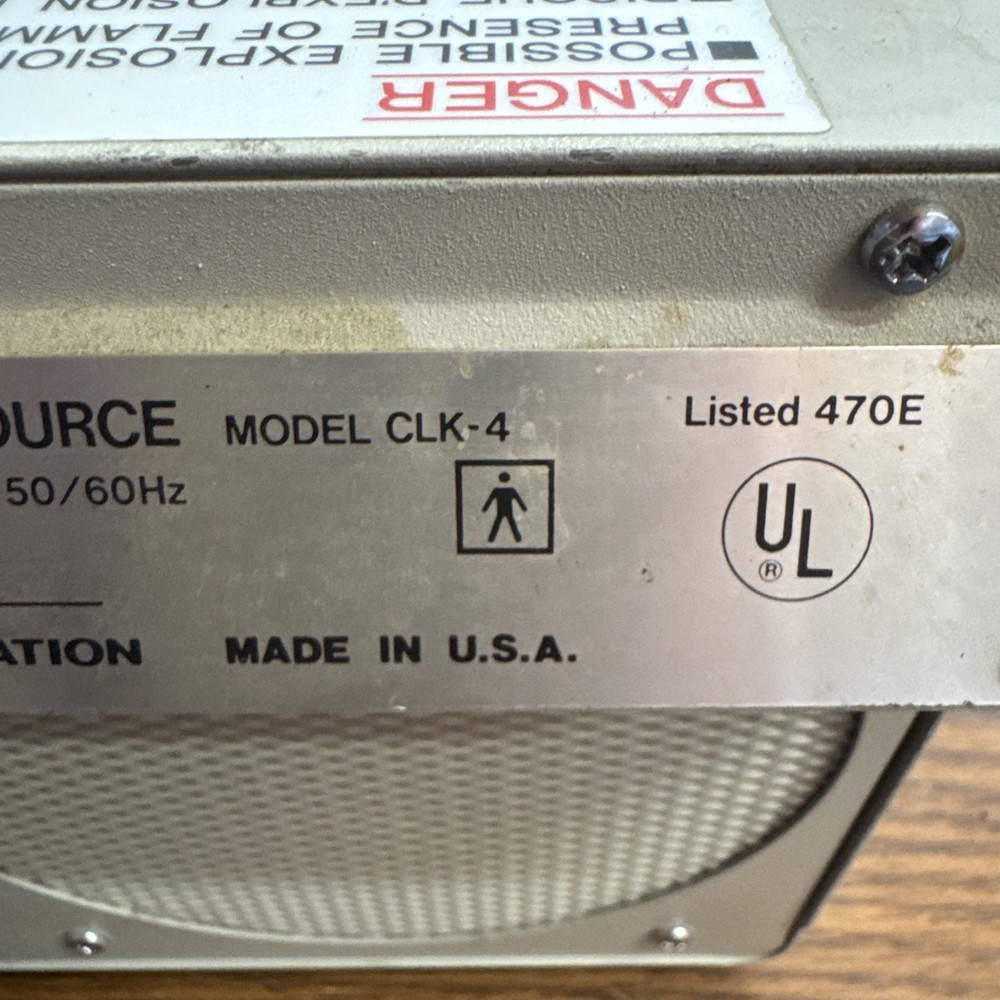 Olympus CLK-4 Halogen Light Source ma26