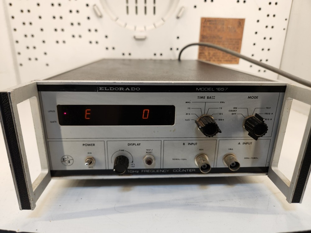 ELDORADO Model 1657 - 1GHz Digital Frequency Counter Powers On, Untested