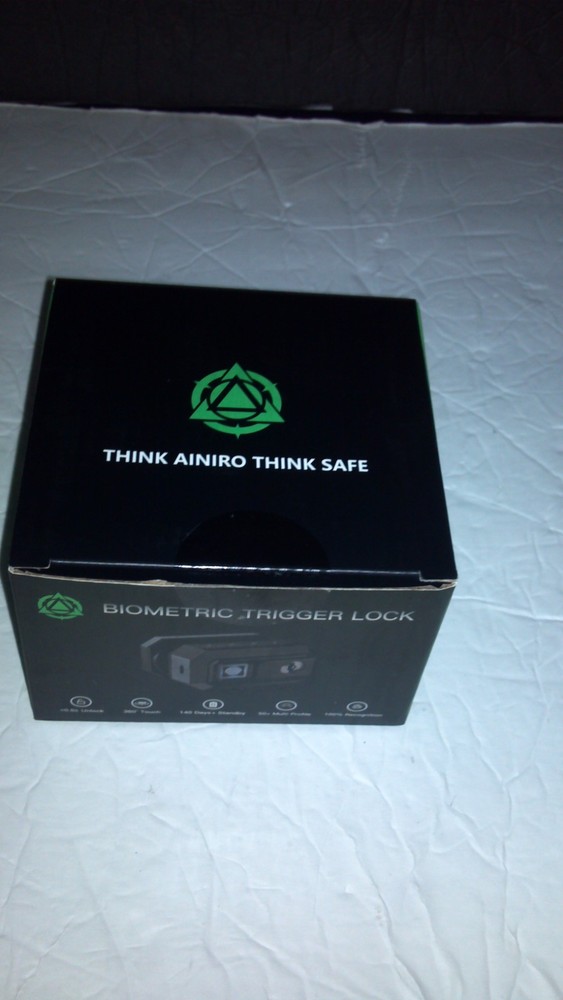 Ainiro Smart Biometric Gun Trigger Lock Model Number # GL-001