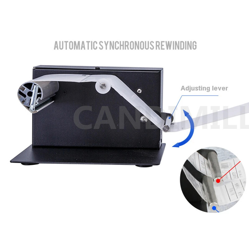 Automatic Label Rewinding Machine Barcode Label Two-Way Rewinder Label Rewinder