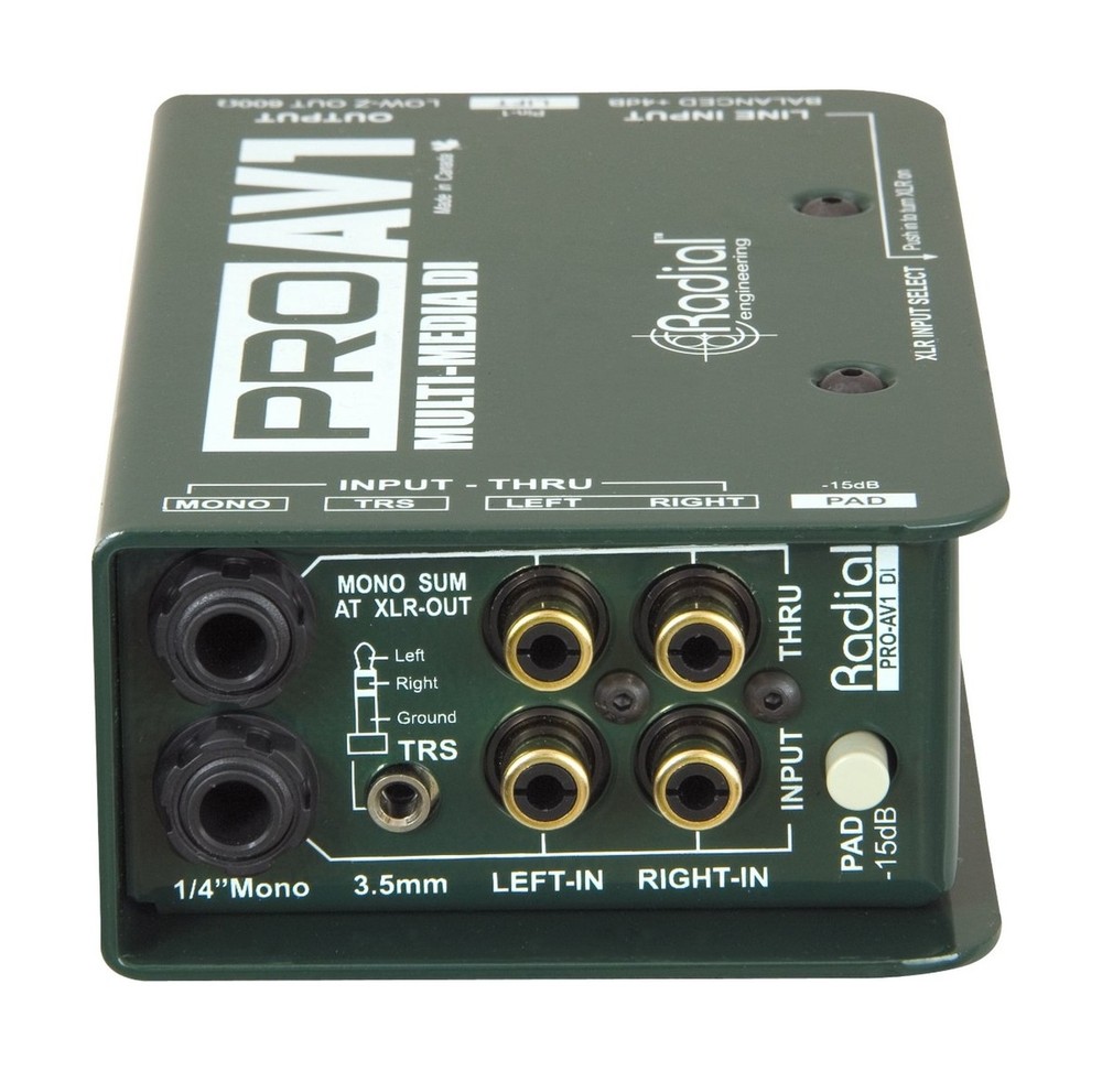 Radial Engineering R8001112 Pro AV1 Direct Box