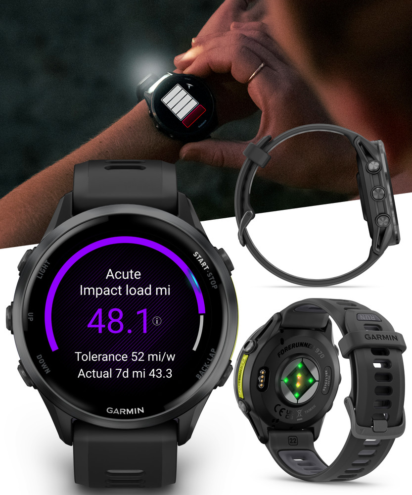 Garmin Forerunner 970 Premium Running GPS Smartwatch AMOLED | Wearable4U Bundle