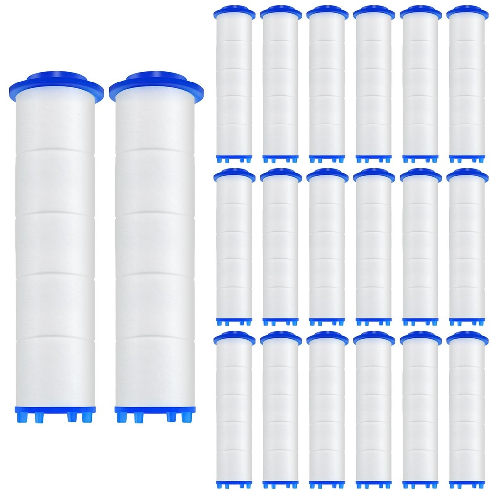 20 Pack Shower Filter Head PP Cotton 3.3 inches, inches
