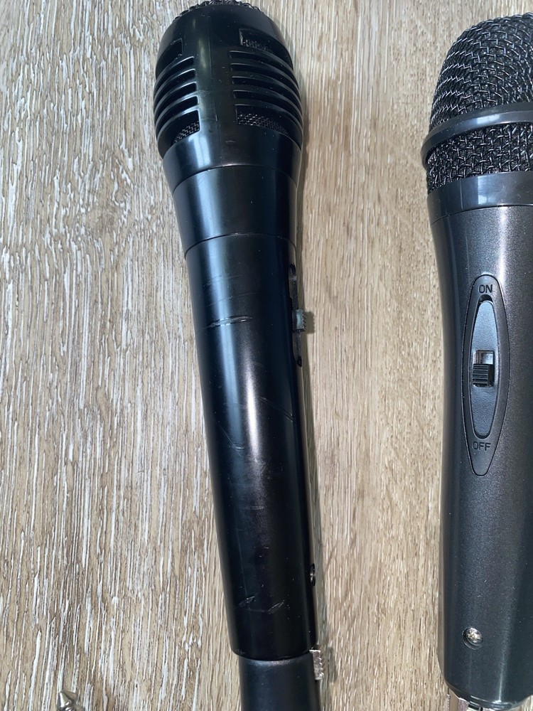 2 Wired Karaoke Machine Dynamic Vocal Microphone Handheld