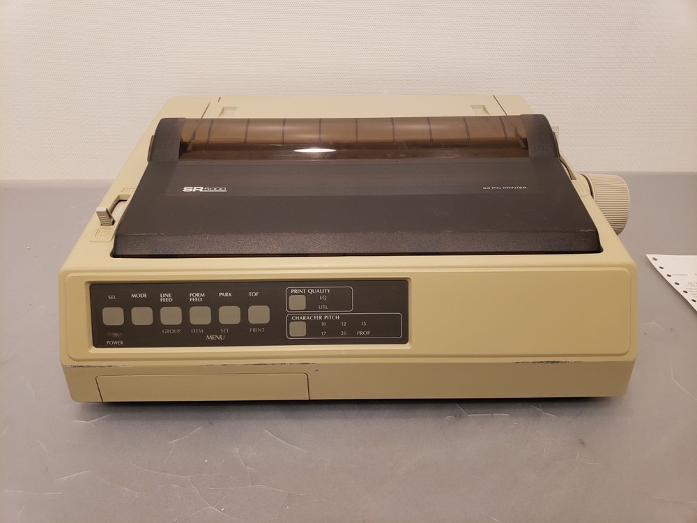 Vintage Sears Roebuck Okidata OKI SR5000 Microline 320 Dot Matrix Printer Tested